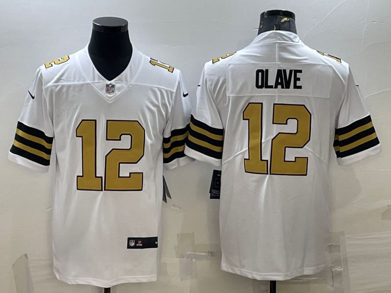 Men New Orleans Saints #12 Olave White 2022 Vapor Untouchable Limited Nike NFL Jerseys->new orleans saints->NFL Jersey